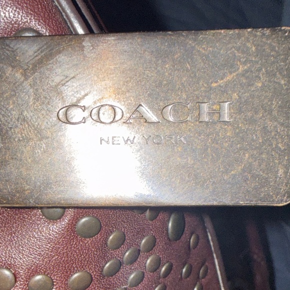 Coach Studded Leather Bag - Picture 3 of 9